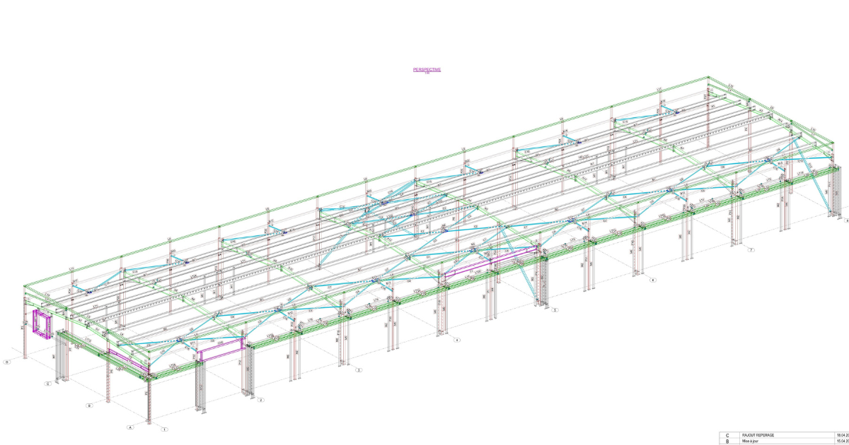 plan de fabrication batiment métallique