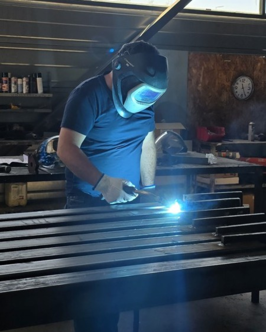 soudure pièce de renfort dans nos ateliers de fabrication